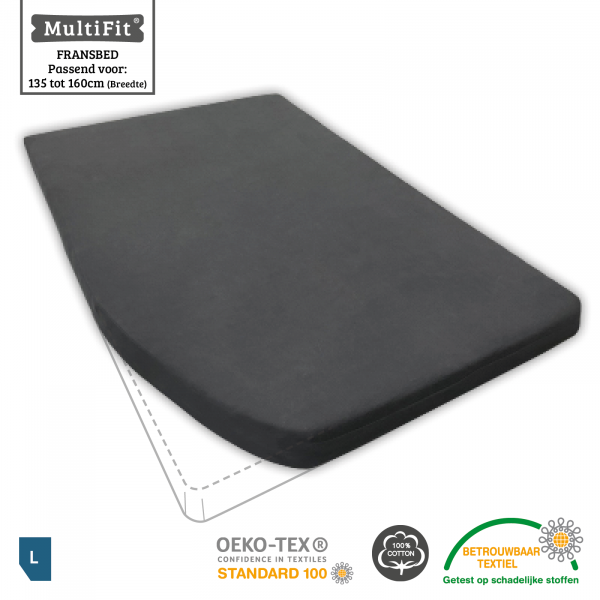 Dag Sada zonnebloem Dexitex Textielpakket Frans bed - 2 moltons met 2 jersey hoeslakens-wit,  LINKS | Matrasbestellen